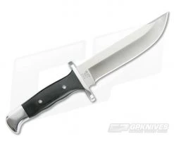 Buck Knives Frontiersman Black Micarta Bowie 0124BKSLE -Camping Knives best sale 0124bksle 3