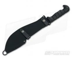 Kabar Cutlass Machete Black SK5 with Leather/Cordura Sheath 1248 -Camping Knives best sale 02 1248 2