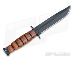 Kabar USMC Short Knife Leather Handle 1250 5 Kabar USMC Short Knife Leather Handle 1250 -Camping Knives best sale 02 1250 3