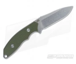 Hinderer Knives Flashpoint OD Green 3" Fixed S35VN Blade -Camping Knives best sale 0318 3