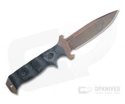 Dawson Knives Chief Arizona Copper 3V Blue/Black G10 Fixed Blade -Camping Knives best sale 03296 3