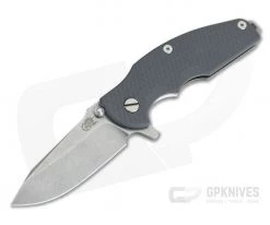 Hinderer Knives Jurassic 3.25" Gray G10 SpearPoint Stonewashed
