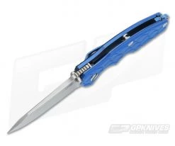 Hinderer Knives Jurassic 3.25" Blue G10 SpearPoint Blue Ano -Camping Knives best sale 0456 3 2