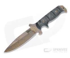 Dawson Knives Chief Arizona Copper 3V Two-Tone Carbon Fiber Fixed Blade