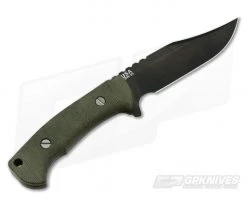 Hinderer Ranch Bowie Black Stonewash DLC CPM-3V Green Micarta Fixed Blade -Camping Knives best sale 0650 3