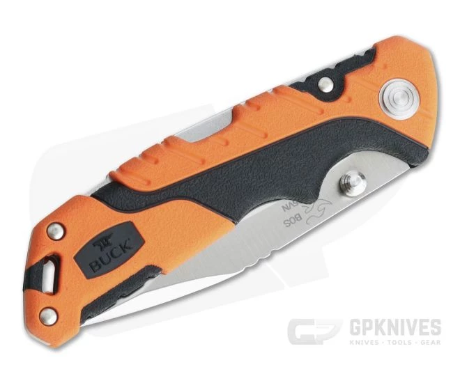 Buck Pursuit Pro Folder Small S35VN Drop Point Orange Folding Hunting Knife 0661ORS 2 Buck Pursuit Pro Folder Small S35VN Drop Point Orange Folding Hunting Knife 0661ORS - Image 2