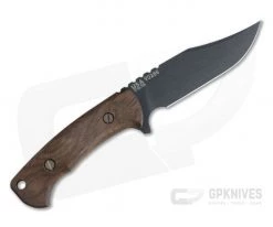 Hinderer Ranch Bowie Vintage Series Walnut Parkarized O1 Fixed Blade 0707 -Camping Knives best sale 0707 3