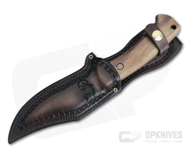 Hinderer Ranch Bowie Vintage Series Walnut Parkarized O1 Fixed Blade 0715 2 Hinderer Ranch Bowie Vintage Series Walnut Parkarized O1 Fixed Blade 0715 - Image 2