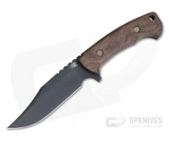 Hinderer Ranch Bowie Vintage Series Walnut Parkarized O1 Fixed Blade 0717