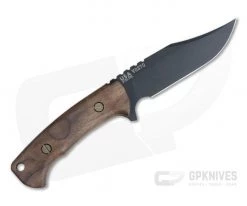 Hinderer Ranch Bowie Vintage Series Walnut Parkarized O1 Fixed Blade 0718 -Camping Knives best sale 0718 2