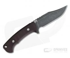 Hinderer Ranch Bowie Battle Black CPM-3V Burgundy Micarta Fixed Blade -Camping Knives best sale 0720 3