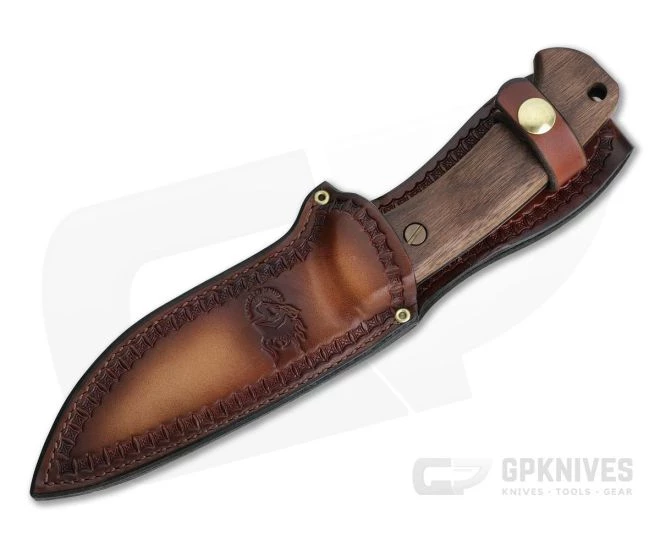 Hinderer Ranch Harpoon Spanto Vintage Series Walnut Parkarized O1 Fixed Blade 0818 2 Hinderer Ranch Harpoon Spanto Vintage Series Walnut Parkarized O1 Fixed Blade 0818 - Image 2