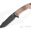 Hinderer Ranch Reserve Harpoon Spanto Battle Black CPM-3V Red Micarta Fixed Blade 0892