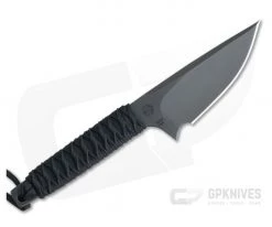 M. Strider Knives WP Hand Ground Spear Point Black PSF27 Black Paracord 093 -Camping Knives best sale 093 3 2