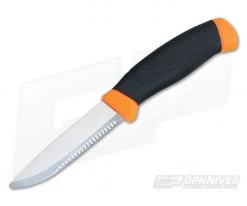 Mora of Sweden Companion F Rescue Serrated Fixed Knife Stainless Blade