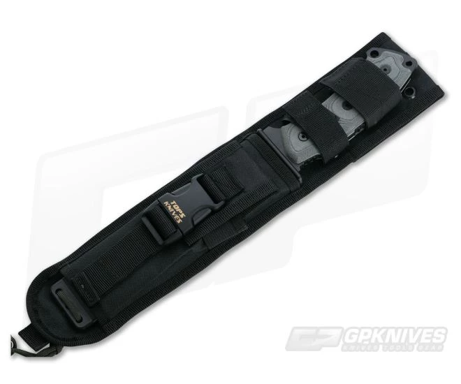 TOPS Steel Eagle 107E Black Linen Micarta 2 TOPS Steel Eagle 107E Black Linen Micarta - Image 2