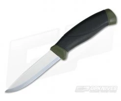 Mora of Sweden Companion MG Military Green Carbon Steel Fixed Knife 11863
