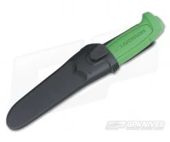Mora of Sweden Safe Green Handle Blunt Tip Fixed Knife Carbon Steel 12244 -Camping Knives best sale 12244 2