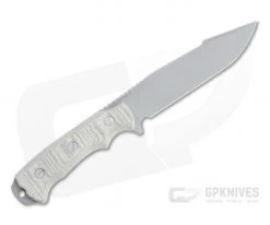 Hinderer Knives Fieldtac 6" Harpoon Spearpoint Working Finish Nitro-V Green Micarta Fixed Blade 1269 -Camping Knives best sale 1269 3 1