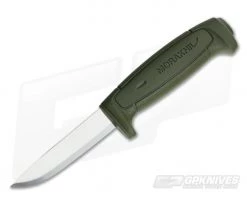 Mora of Sweden Basic 511 Military Green Fixed Knife Carbon Blade 12809
