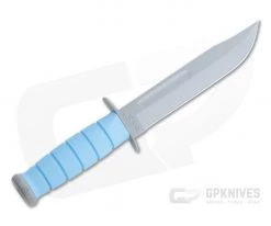 Kabar USSF SPACE-BAR Gray Knife and Plastic Sheath Blue Kraton G Handle 1313SF -Camping Knives best sale 1313sf 3