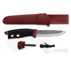 Morakniv Companion Spark Knife with Integral Fire Steel Red -Camping Knives best sale 13571 4