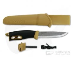 Morakniv Companion Spark Knife with Integral Fire Steel Yellow -Camping Knives best sale 13573 4