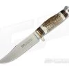 Linder Knives Large Traveller Bowie Stag Handle 190112