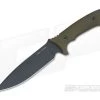 Spartan Harsey Difensa Black S45VN Green Micarta Kydex Sheath Fixed Blade 19BKGRKYBK