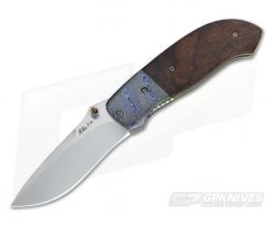 Mike Irie Model 1 Folder Desert Ironwood S35VN #335