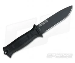 Gerber Strongarm Black Plain Edge Fixed Blade Knife 30-001038N -Camping Knives best sale 30 001038n 3