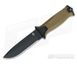 Gerber Strongarm Coyote Brown Plain Edge Fixed Blade Knife 30-001058N