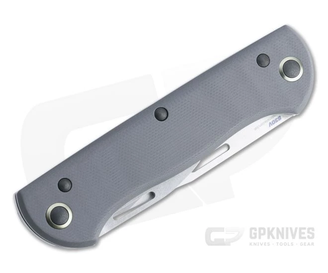 Benchmade Weekender Stonewashed S30V Gray G10 Two-Blade Slip Joint Folder 317 3 Benchmade Weekender Stonewashed S30V Gray G10 Two-Blade Slip Joint Folder 317 - Image 3