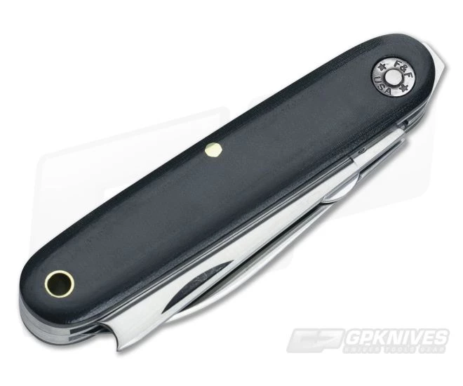 Farm and Field Tool Calf Pen Jack Black Micarta 2 Farm and Field Tool Calf Pen Jack Black Micarta - Image 2