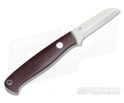 Tom Krein Custom Shop Knife Scandi A2 Burgundy Micarta -Camping Knives best sale 3526 3