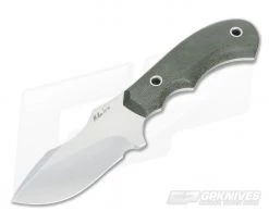 Mike Irie Model 114 Green Micarta Satin S35VN