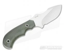 Mike Irie Model 114 Green Micarta Satin S35VN -Camping Knives best sale 3539 3