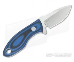 Tom Krein Custom Hydra Blue/Black G10 Fixed EDC -Camping Knives best sale 3553 3