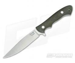 Camerer Knives Thorn Elmax Green Canvas Micarta Fixed Blade