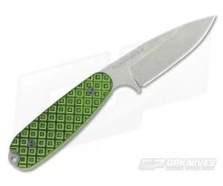 Bradford Guardian3.5 Toxic/Black G10 Sabre Ground Stonewash M390 -Camping Knives best sale 35s 010 3