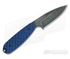 Bradford Guardian3.5 Black/Blue G10 Sabre Ground Nimbus M390 -Camping Knives best sale 35s 013n 3