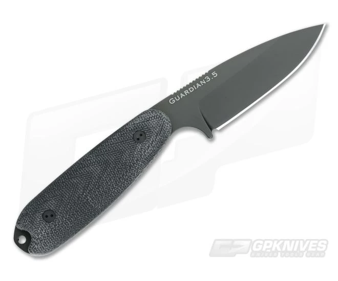 Bradford Guardian3.5 3D Black Micarta Sabre Ground DLC M390 3 Bradford Guardian3.5 3D Black Micarta Sabre Ground DLC M390 - Image 3