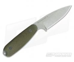 Bradford Guardian3.5 3D Green Micarta Sabre Ground Stonewash M390 -Camping Knives best sale 35s 102 3