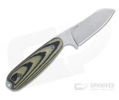 Bradford Guardian3.5 Sheepsfoot Stonewashed M390 3D Camo Micarta Fixed Blade -Camping Knives best sale 35sf 109 m390 3