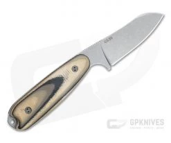 Bradford Guardian3.5 Sheepsfoot Stonewashed M390 3D G-Wood Fixed Blade -Camping Knives best sale 35sf 115 m390 3