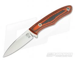 Tom Krein Custom Ultimate Caper Orange Carbon Fiber CTS-XHP EDC Fixed Blade