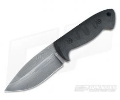 Steve Kelly S.K. Knives Custom Bushman Mosaic Damascus Fixed Blade Carbon Fiber