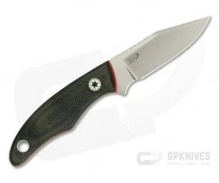 Tom Krein Custom Cayenne Green Canvas Micarta Red Liners CTS-XHP EDC Fixed Blade -Camping Knives best sale 3932 3
