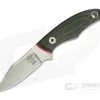 Tom Krein Custom Cayenne Green Canvas Micarta Red Liners CTS-XHP EDC Fixed Blade 3933