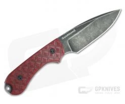 Bradford Guardian3 False Edge GPK Exclusive Nimbus Rex 45 Red G10 Fixed Blade -Camping Knives best sale 3fe 012n rex45 3